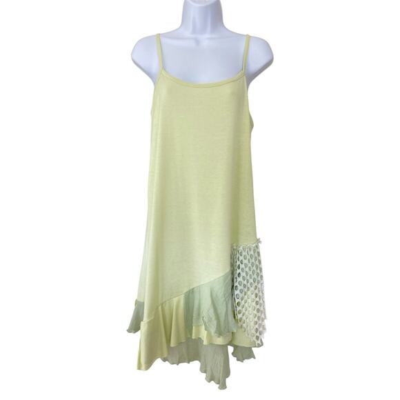 Vintage Pretty Angel Y2k Fairy Whimsical Asymmetrical Boho Cami Dress Size M - Picture 1 of 7